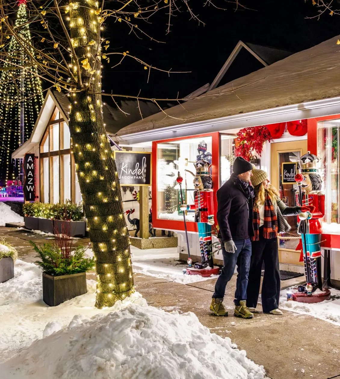 Visiting town, Shops, Dining